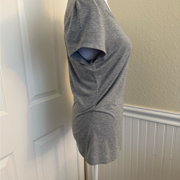 WHBM Grey Ruched Tee - Picture 5 of 5